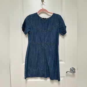 Abercrombie denim, short sleeve mini.